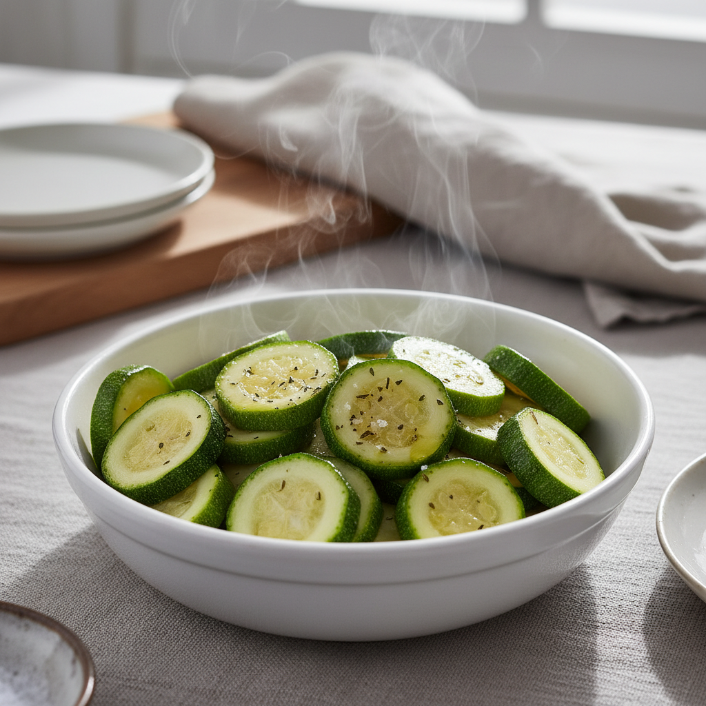 découvrez une recette légère et savoureuse de cuisson courgette à la vapeur, idéale pour un repas sain et rapide à préparer.