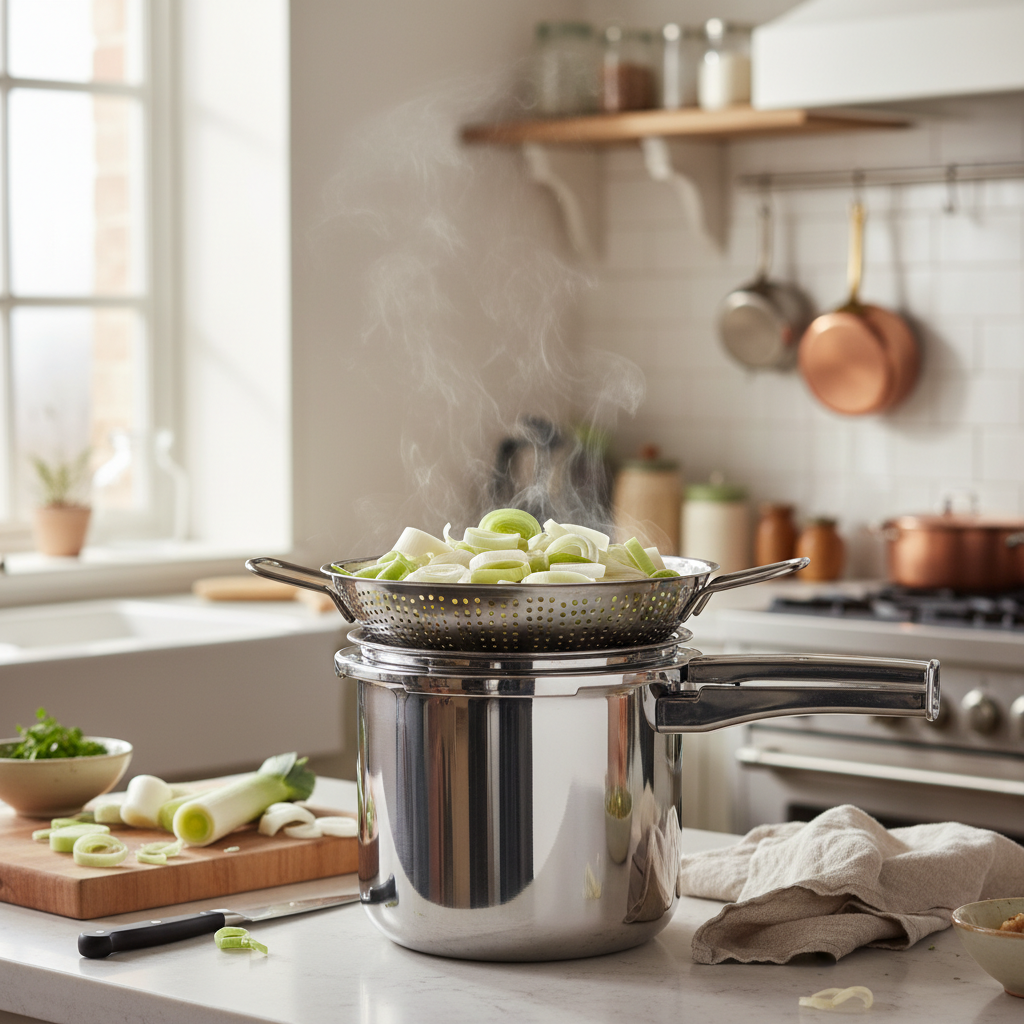 découvrez comment cuire parfaitement vos poireaux à la cocotte minute grâce à nos conseils sur le temps de cuisson idéal et des astuces simples pour réussir à chaque fois.