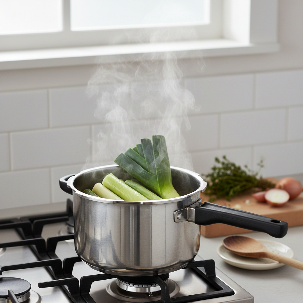 découvrez comment cuire parfaitement vos poireaux à la cocotte minute grâce à nos conseils sur le temps idéal de cuisson et des astuces simples pour réussir à coup sûr.
