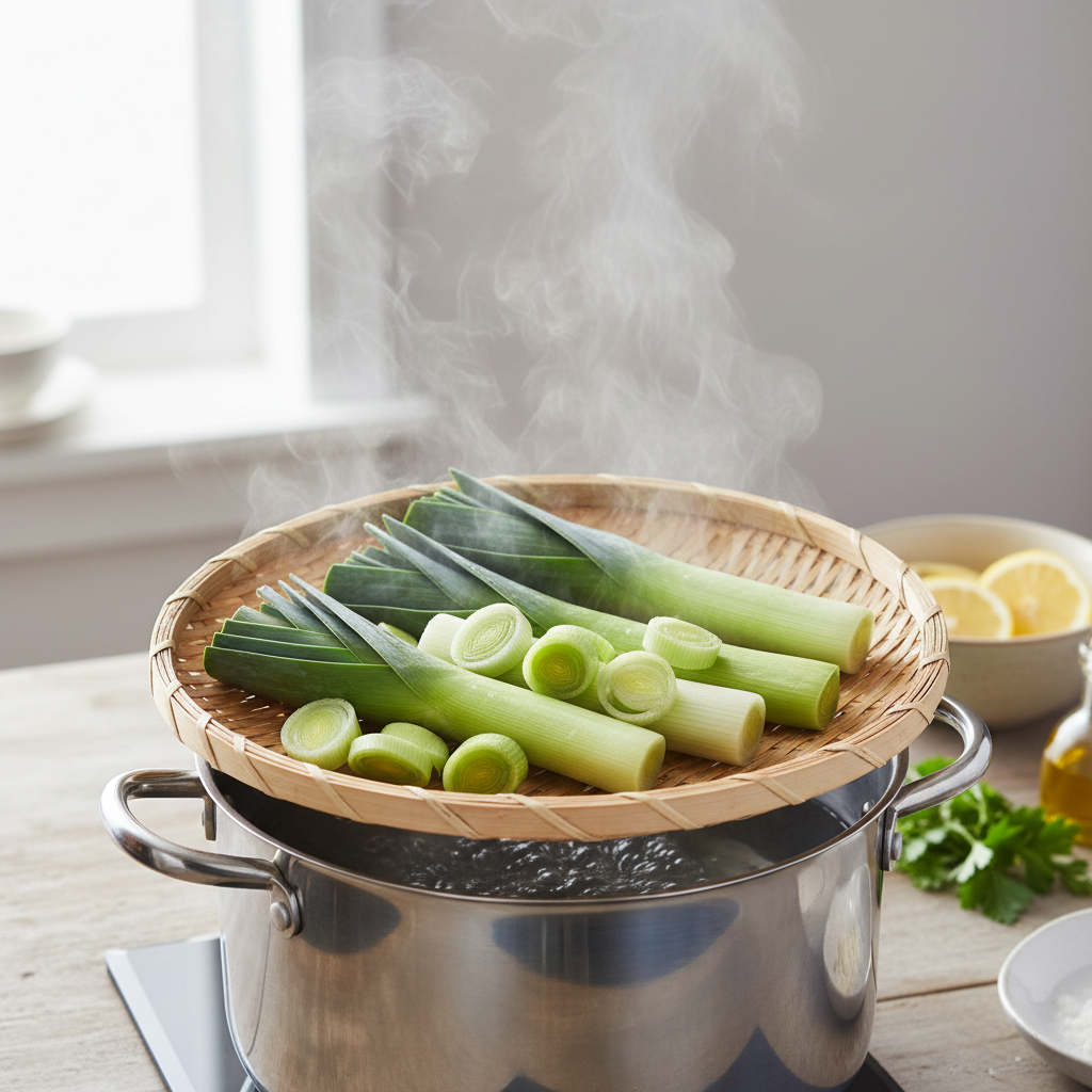 découvrez une recette légère et rapide pour cuire vos poireaux à la vapeur, idéale pour préserver saveurs et bienfaits. facile à préparer, elle ravira vos papilles au quotidien.