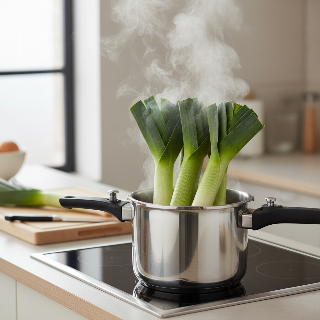 découvrez comment cuire des poireaux vapeur en cocotte-minute rapidement pour un résultat tendre et savoureux, parfait pour accompagner vos plats sains et gourmands.