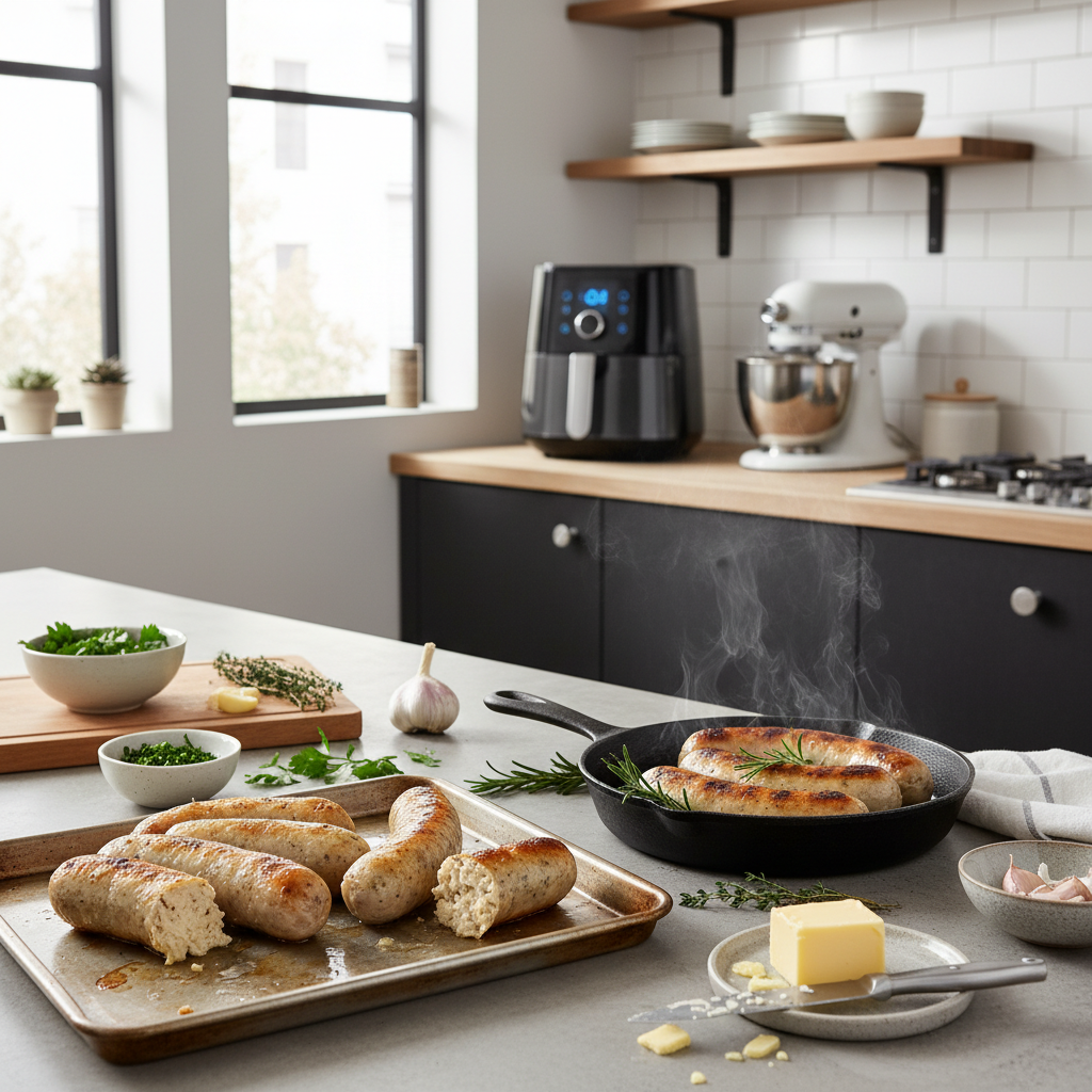 découvrez nos astuces pour cuire le boudin blanc au four parfaitement, en évitant qu'il ne sèche, pour un plat tendre et savoureux à chaque fois.