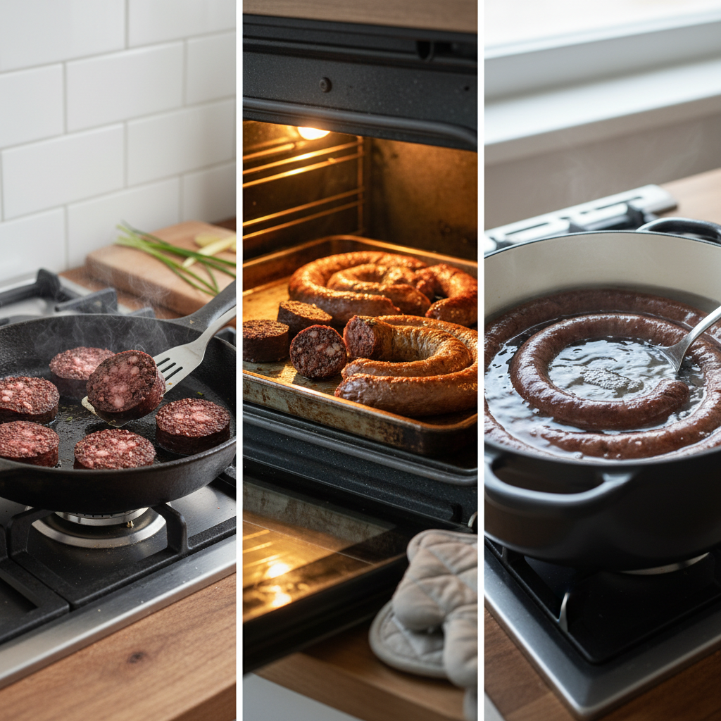 découvrez notre guide complet pour réussir la cuisson du boudin noir à la poêle, au four ou à l’eau. astuces et conseils pour un plat savoureux et parfaitement cuit.