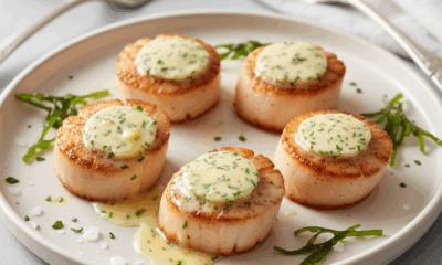 découvrez la recette exquise des saint-jacques au beurre maître d'hôtel du chef étoilé jean-françois piège, une symphonie de saveurs marines raffinées pour un repas d'exception.