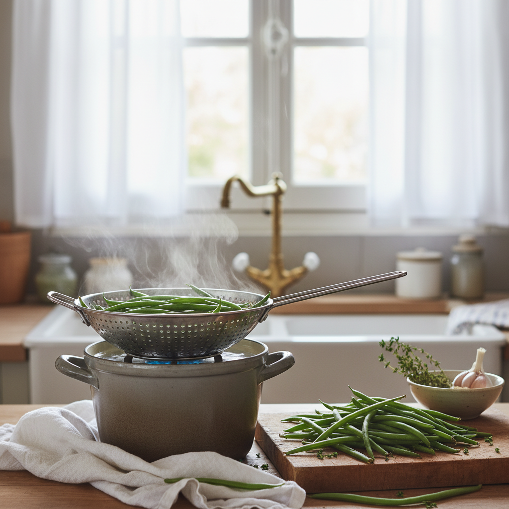 découvrez nos astuces pour cuire les haricots verts frais tout en conservant un croquant parfait. maîtrisez la durée de cuisson idéale pour des légumes savoureux et croquants à souhait.