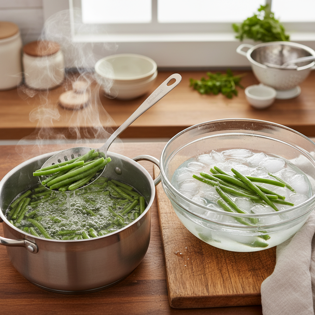 découvrez nos astuces pour réussir la cuisson des haricots verts frais et conserver leur croquant parfait à chaque préparation.