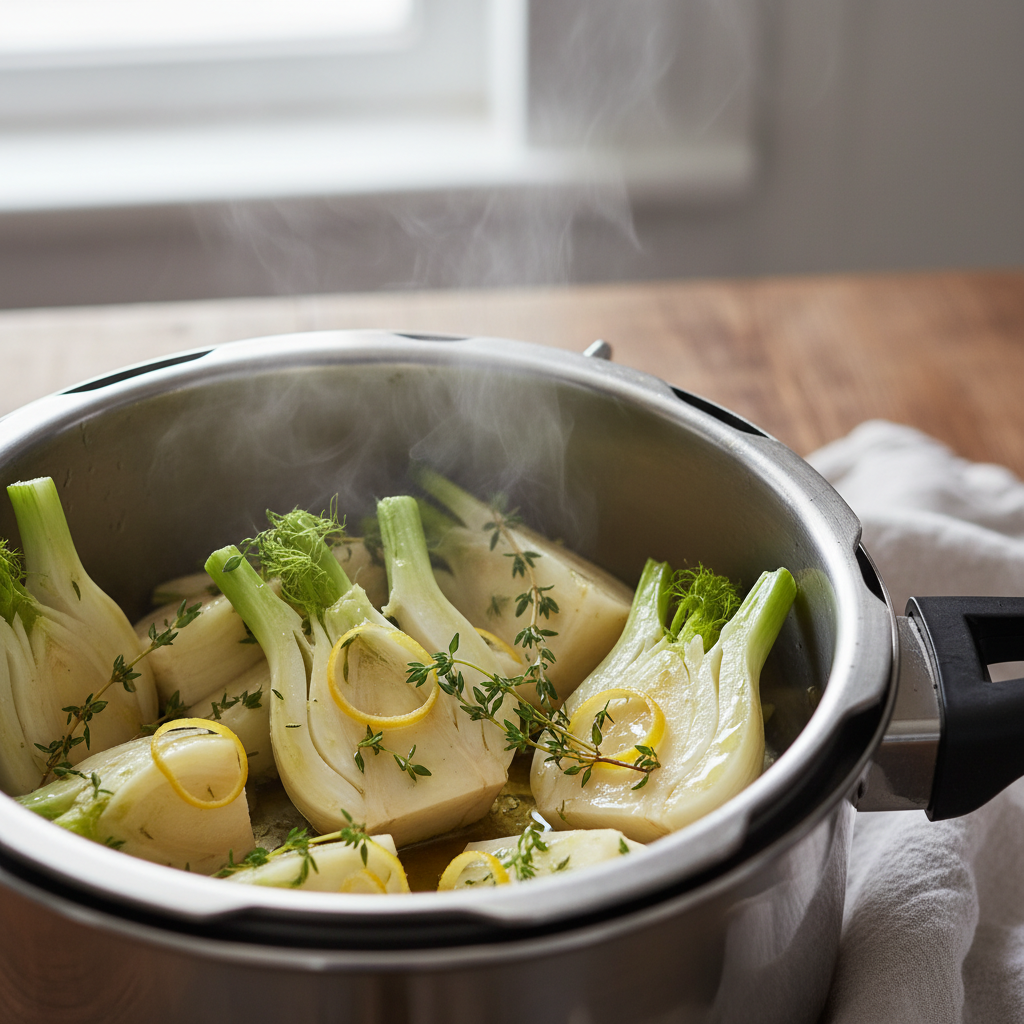 découvrez comment cuire le fenouil rapidement et avec saveur grâce à la cocotte minute. une méthode simple pour un plat aromatique et délicieux en un rien de temps.