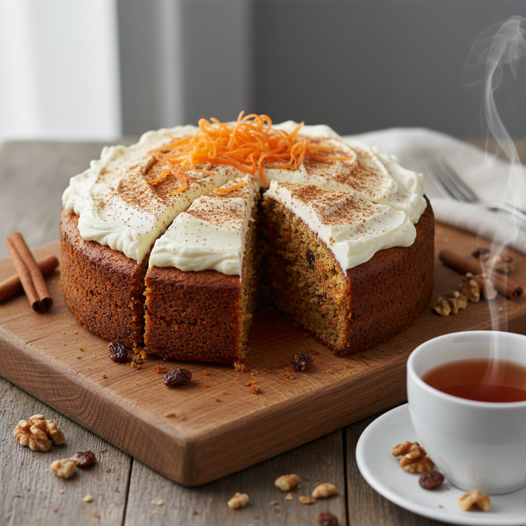 découvrez notre recette gourmande de gâteau aux carottes, moelleux et parfumé à la cannelle, pour un dessert savoureux et réconfortant.
