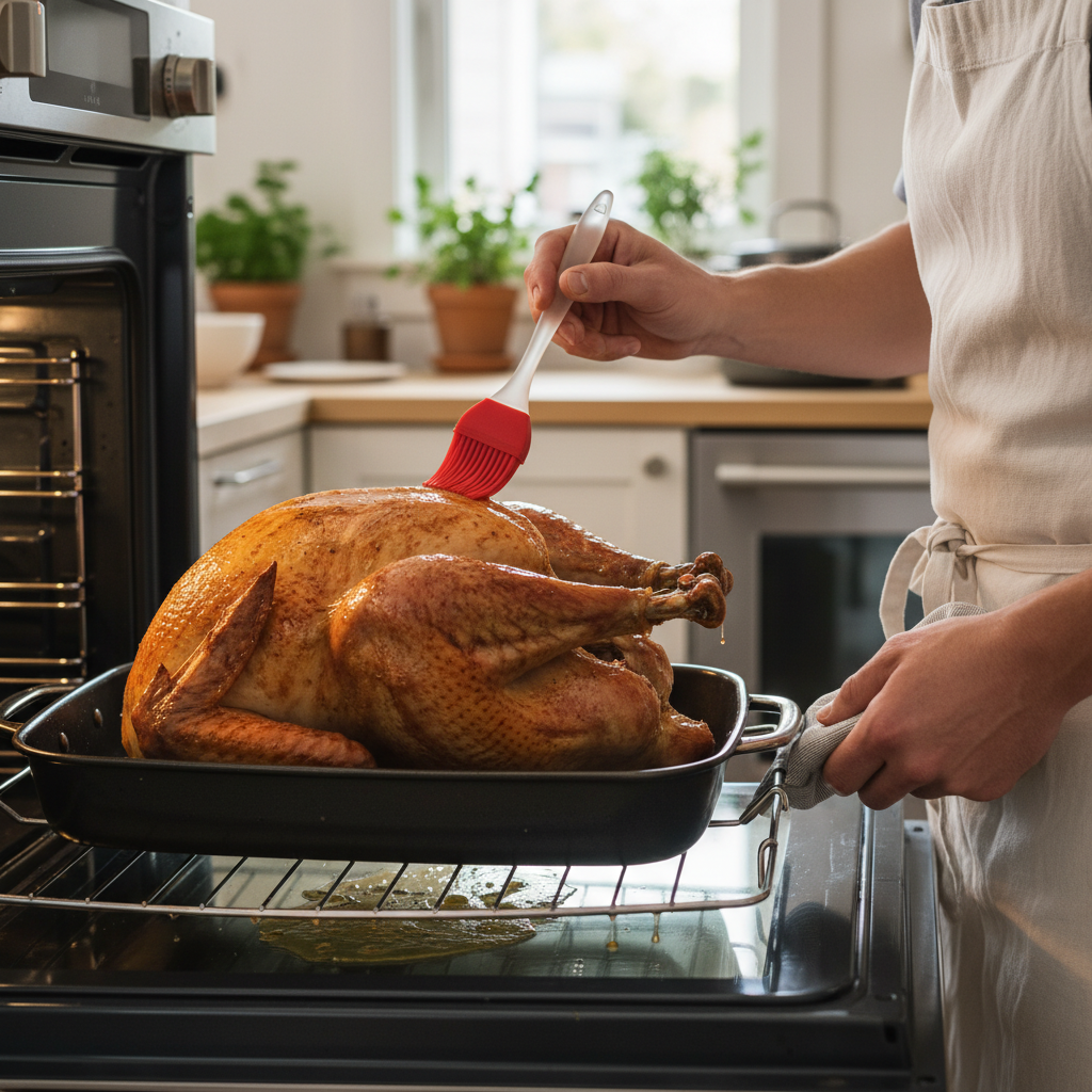 découvrez la recette de dinde de thanksgiving signée julie andrieu, une étoile culinaire parfaite pour sublimer vos repas de noël avec saveur et tradition.