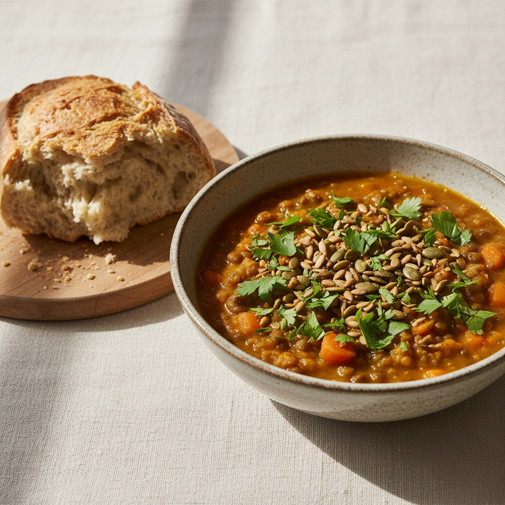 découvrez une recette saine et économique de lentilles aux carottes, facile à préparer au quotidien pour un repas savoureux et nutritif.