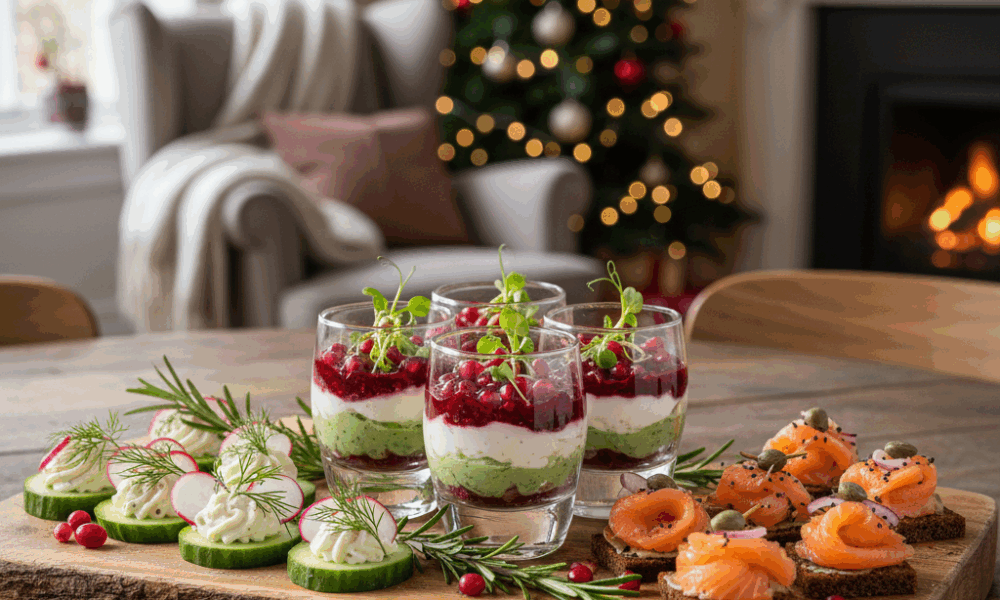 découvrez nos recettes express pour un apéritif de noël gourmand et festif, faciles à préparer pour régaler vos invités en toute simplicité pendant les fêtes.