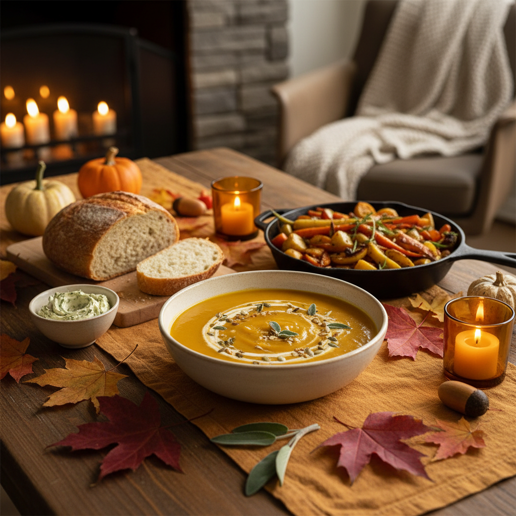 découvrez des recettes rapides et savoureuses pour réchauffer vos soirées d'automne avec des plats riches en saveurs et faciles à préparer.