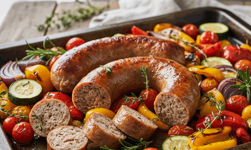 découvrez notre recette simple et savoureuse de saucisse de toulouse au four, idéale pour un repas convivial et délicieux en toute simplicité.