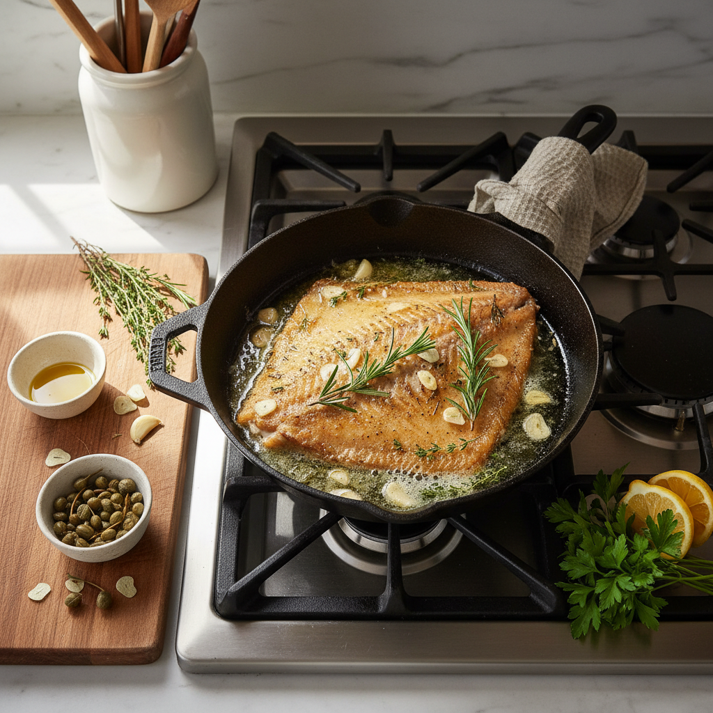 découvrez nos astuces pour maîtriser le temps de cuisson de l'aile de raie et obtenir une chair tendre et parfaitement cuite à chaque fois.