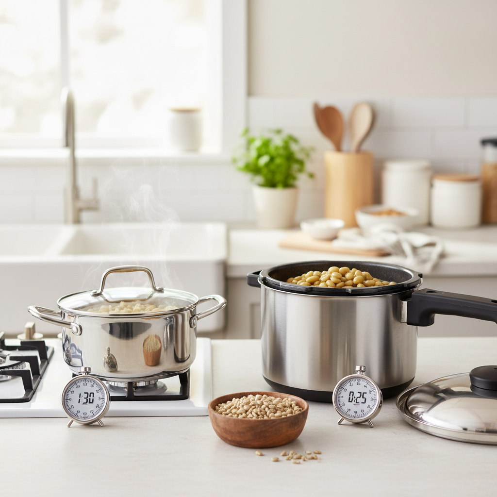 découvrez les temps de cuisson des flageolets en casserole ou en cocotte minute et choisissez la méthode la plus adaptée pour des haricots tendres et savoureux.