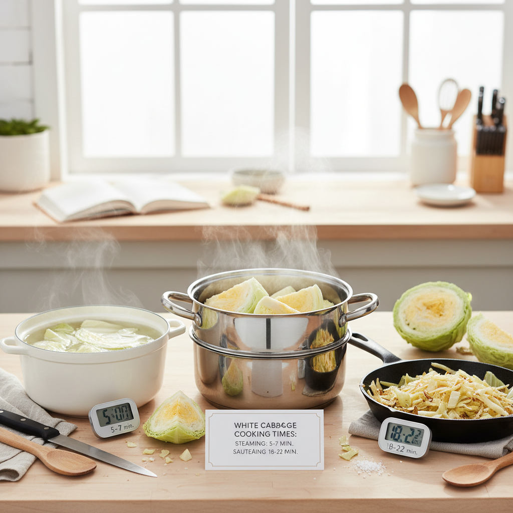 découvrez la durée idéale de cuisson du chou blanc selon la méthode choisie pour obtenir une texture parfaite et un goût optimal à chaque préparation.