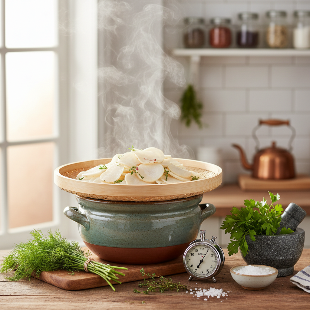 découvrez le temps de cuisson idéal du navet selon la méthode choisie : à l’eau, à la vapeur ou en cocotte. apprenez à cuisiner le navet parfaitement tendre et savoureux grâce à nos conseils détaillés.