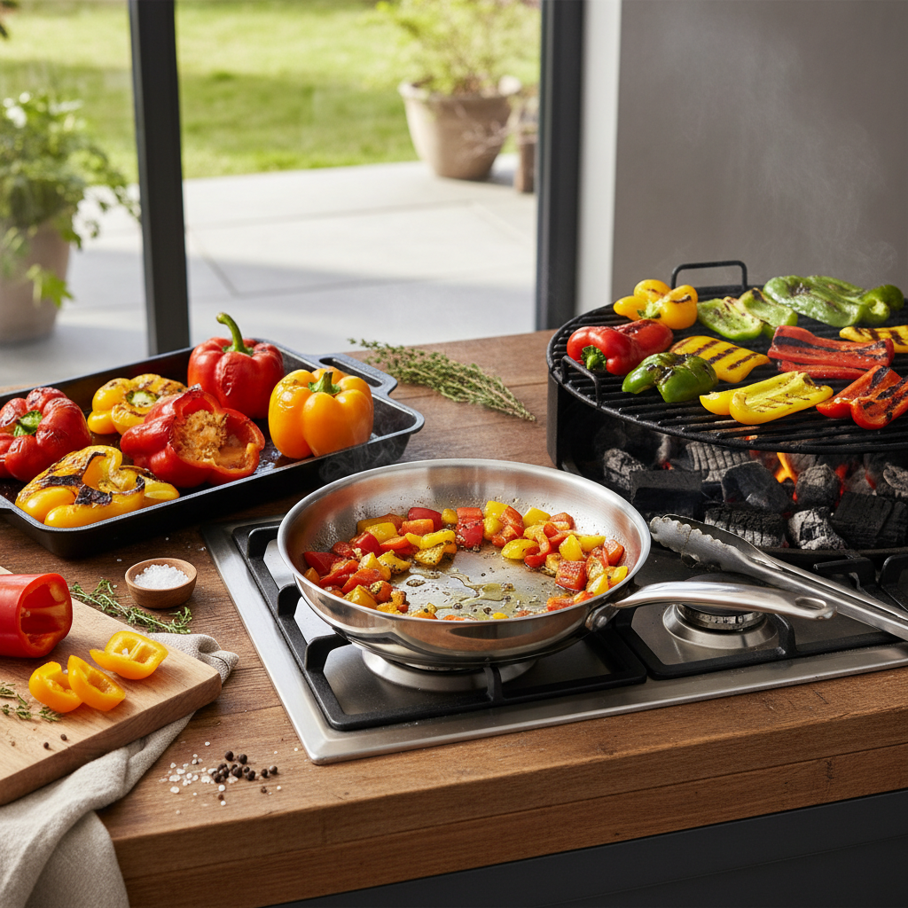 découvrez le temps de cuisson idéal du poivron selon la méthode : au four, à la poêle ou grillé, pour des recettes savoureuses et parfaitement réussies.