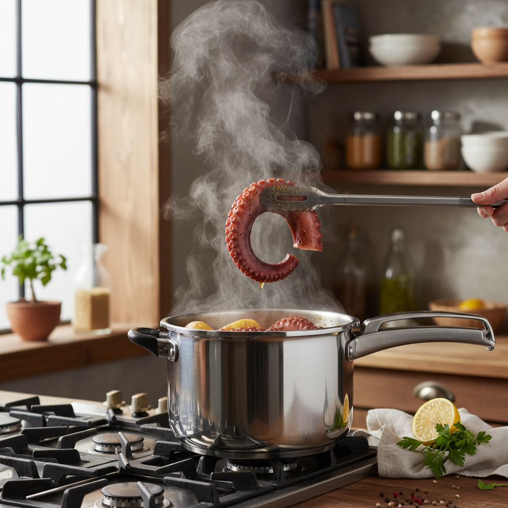 découvrez le temps de cuisson idéal du poulpe en cocotte minute, une recette rapide accompagnée d'astuces pour un poulpe tendre et savoureux.