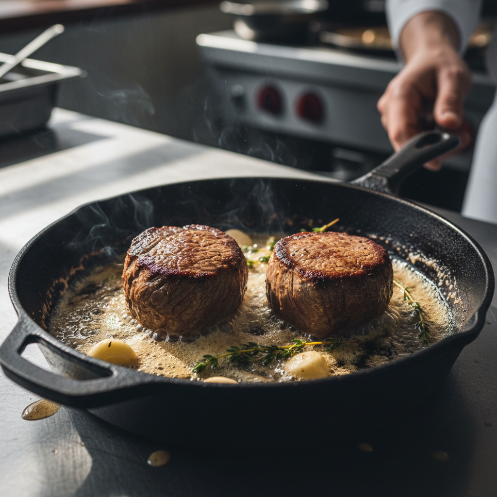 découvrez comment réussir la cuisson parfaite de votre tournedos : saignante, à point ou bien cuite, avec nos conseils précis sur les temps de cuisson adaptés.