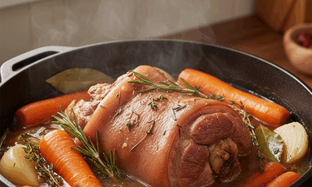 découvrez le temps de cuisson idéal pour le jarret de porc afin d'obtenir une viande tendre et fondante. suivez nos conseils pour réussir parfaitement ce plat savoureux.