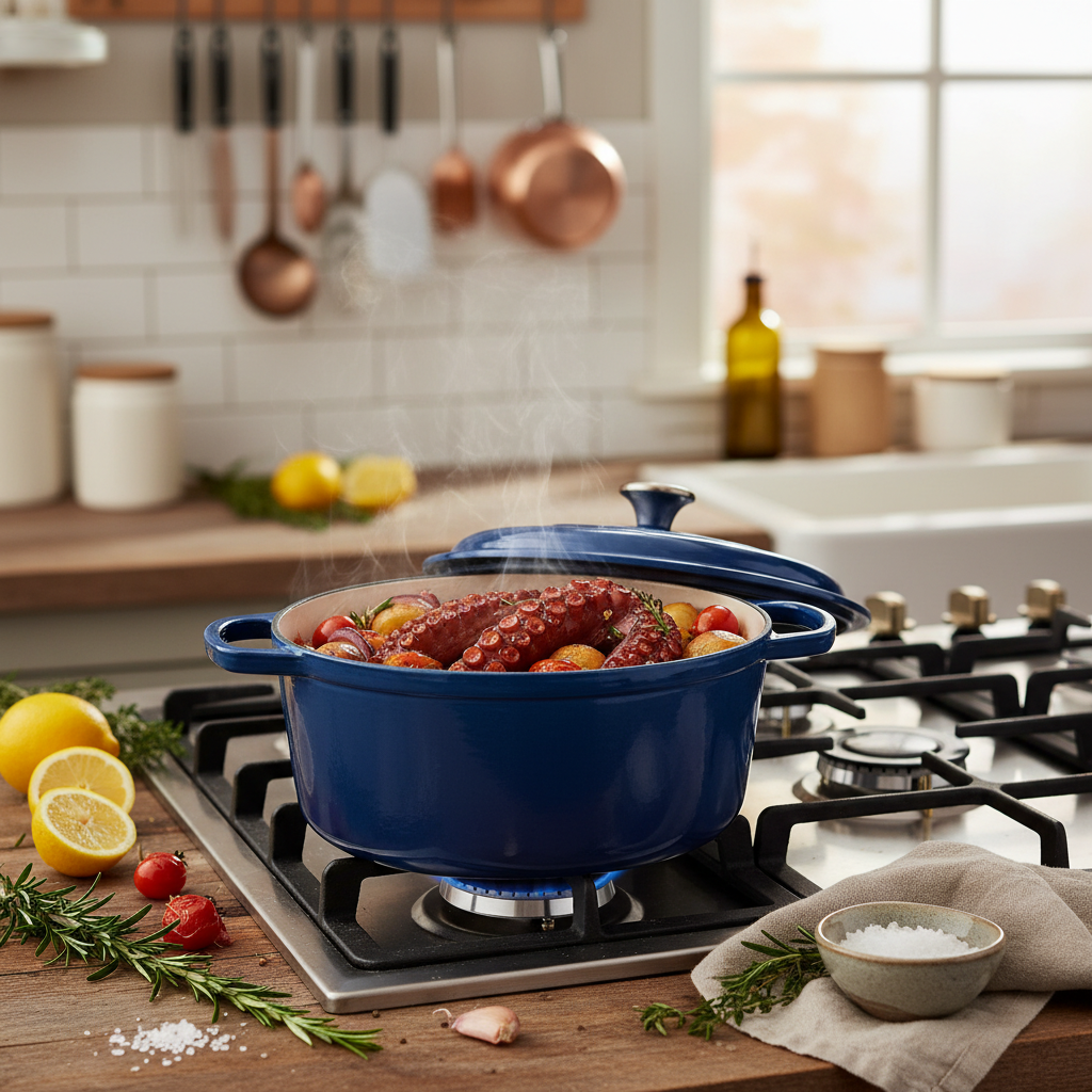 découvrez le temps de cuisson idéal du poulpe pour réussir un plat tendre et savoureux à la cocotte. astuces et conseils pour une cuisson parfaite à chaque fois.