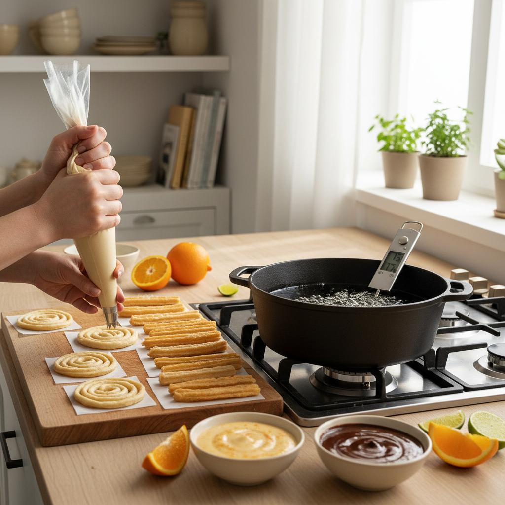 découvrez la recette simple et gourmande d’hélène darroze pour préparer de délicieux churros maison et régaler votre week-end.