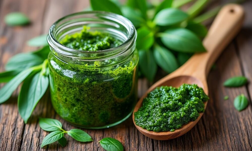 découvrez comment préparer un pesto à l’ail des ours maison, une sauce fraîche et parfumée idéale pour sublimer vos plats.