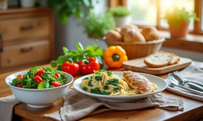 découvrez des idées de recettes faciles et rapides pour des repas du soir savoureux, parfaits après une longue journée de travail.