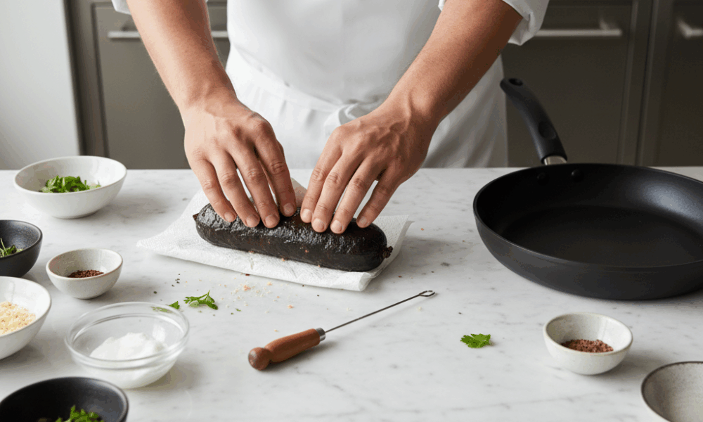 découvrez nos conseils pour réussir la cuisson du boudin noir sans éclater la peau, avec le temps de cuisson idéal pour une texture parfaite et un goût savoureux.