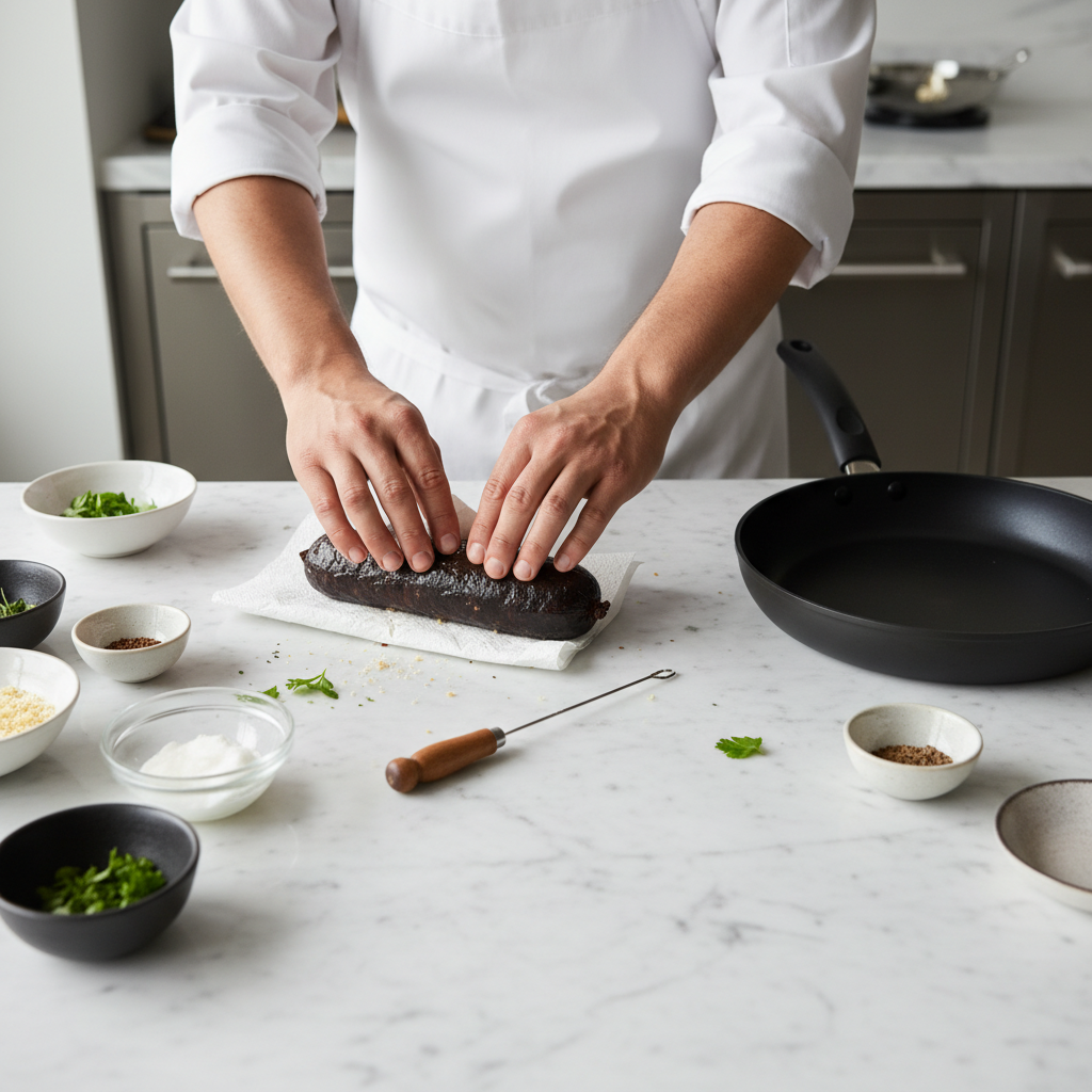 découvrez nos conseils pour réussir la cuisson du boudin noir sans éclater la peau, avec le temps de cuisson idéal pour une texture parfaite et un goût savoureux.