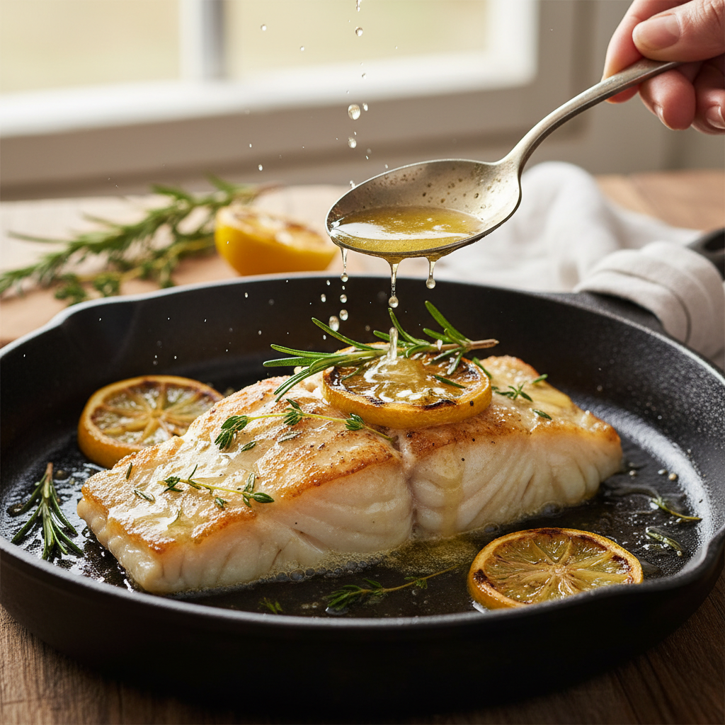 découvrez le temps de cuisson idéal du dos de cabillaud à la poêle pour obtenir un croustillant parfait et une chair fondante à chaque fois.