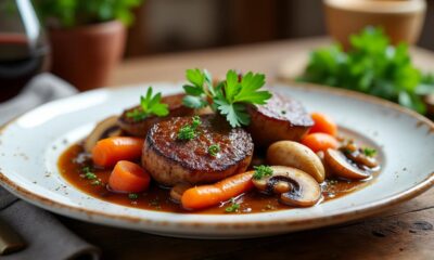 découvrez une recette traditionnelle facile et savoureuse de veau marengo, pour un plat authentique et délicieux à préparer chez vous.