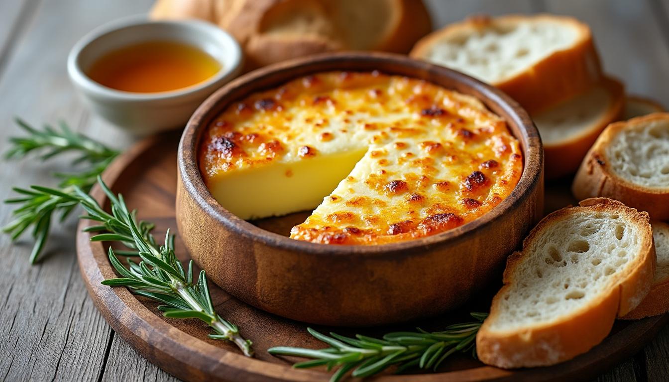 découvrez notre recette facile de camembert au four, fondante et parfaite pour partager un moment convivial en famille ou entre amis.