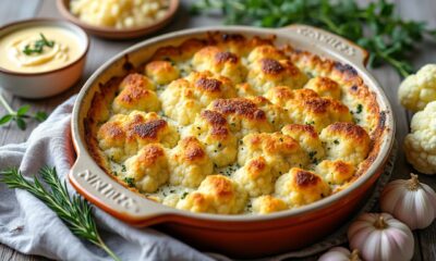 découvrez notre recette facile de gratin de chou-fleur et ses variations savoureuses pour régaler toute la famille avec des ingrédients simples et délicieux.