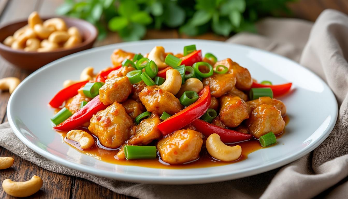 découvrez nos recettes savoureuses de poulet aux noix de cajou et profitez de conseils pratiques pour réussir ce plat délicieux et croquant à chaque fois.