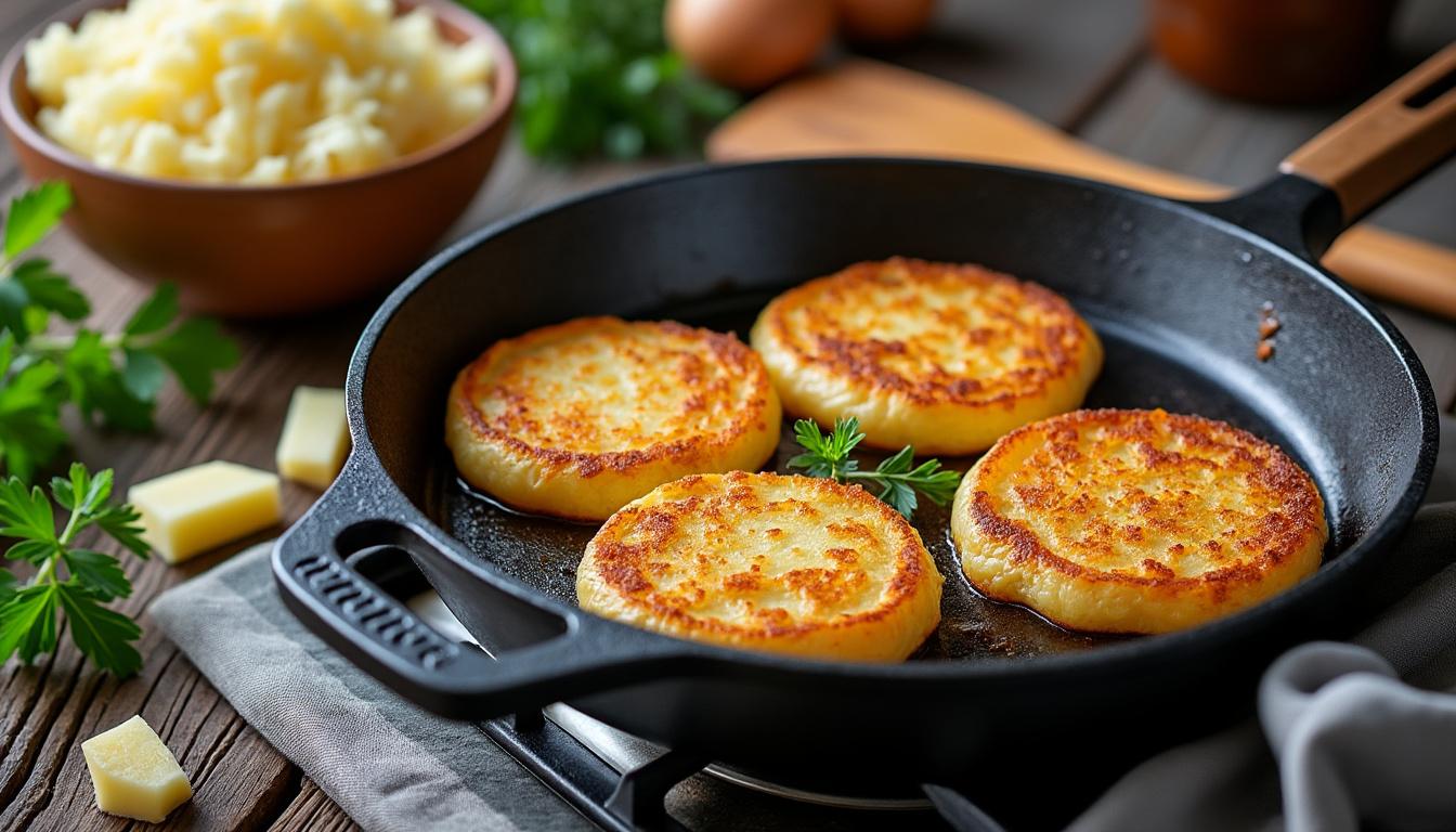 découvrez nos recettes faciles pour préparer des rösti maison croustillants à la poêle, des galettes de pommes de terre savoureuses et simples à réaliser.