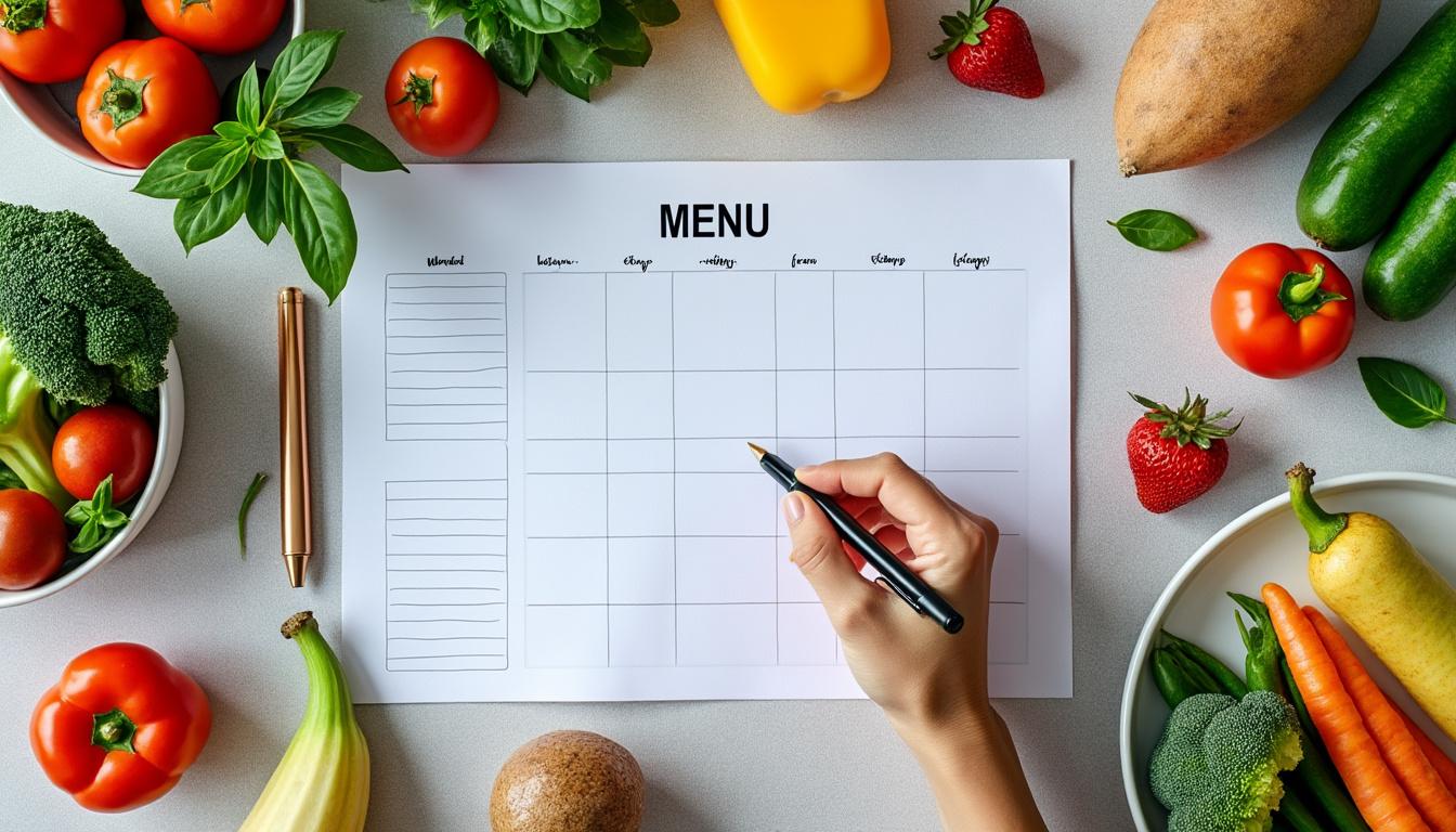 apprenez à organiser vos menus hebdomadaires simplement et sans répétition pour varier vos repas chaque jour.