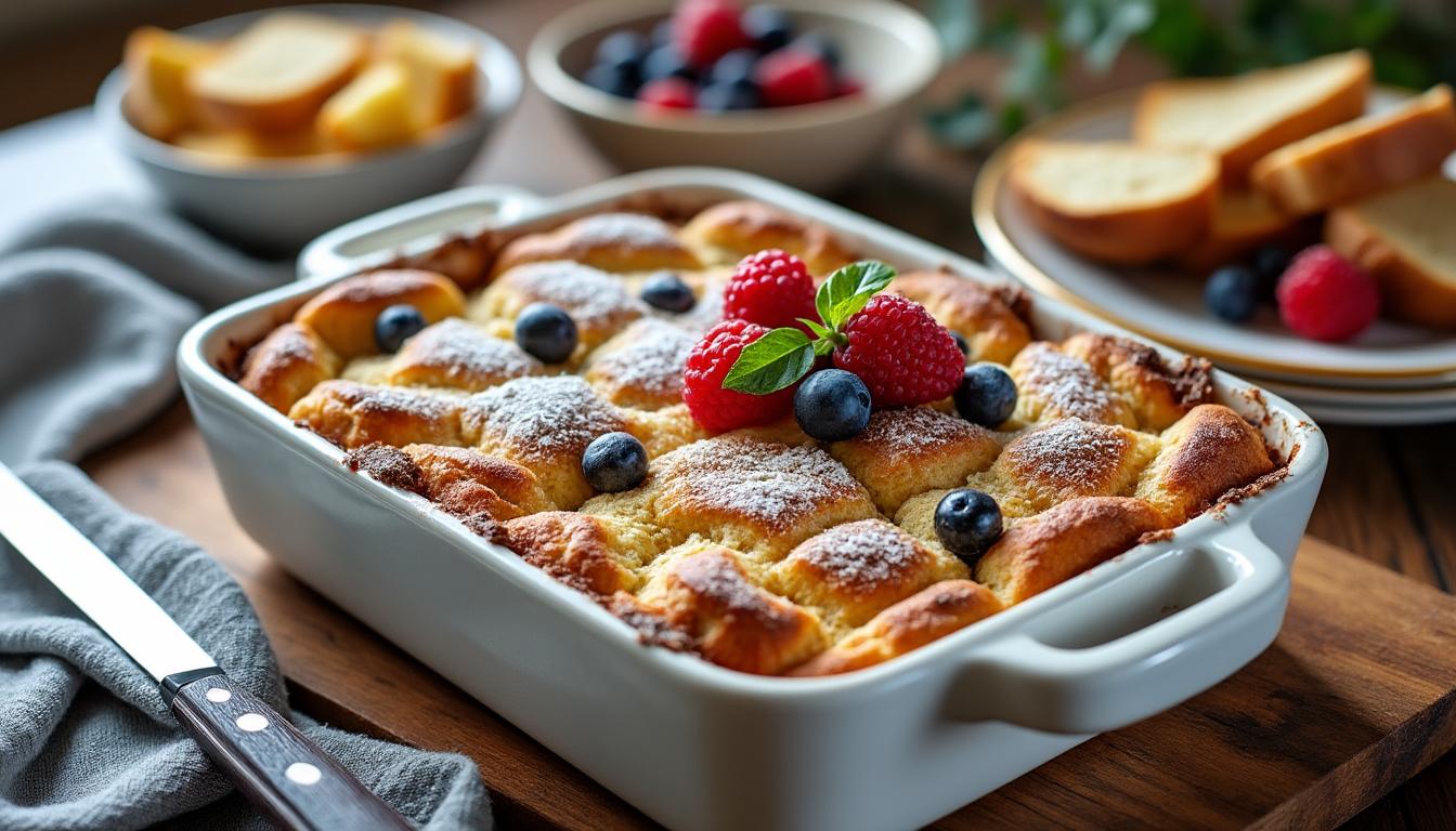 découvrez le pudding au pain, un dessert gourmand et économique qui permet de réduire le gaspillage alimentaire tout en régalant toute la famille.