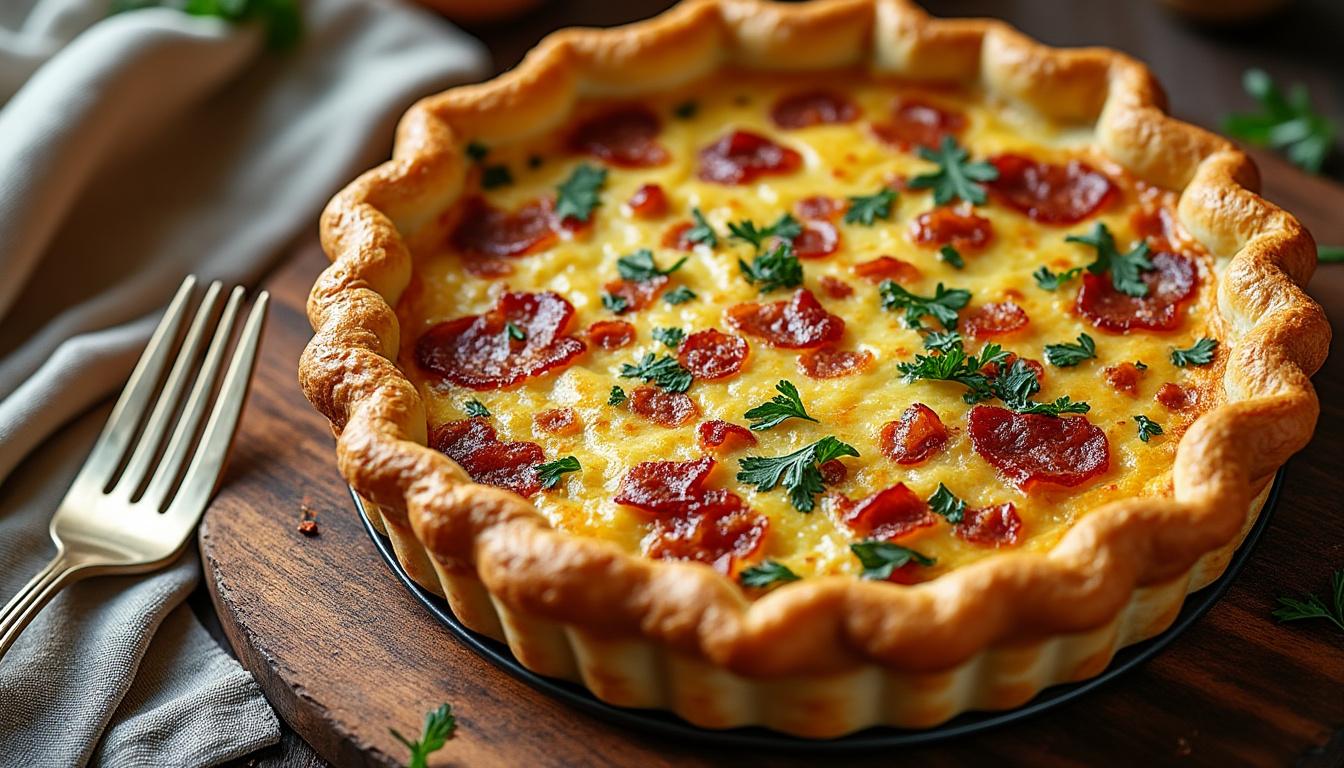 découvrez notre recette traditionnelle revisitée de la quiche lorraine, un classique français savoureux et facile à préparer pour régaler toute la famille.