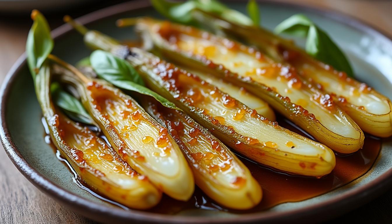 découvrez notre recette classique d'endives braisées, pour des endives fondantes et légèrement caramélisées, parfaites en accompagnement savoureux et facile à préparer.