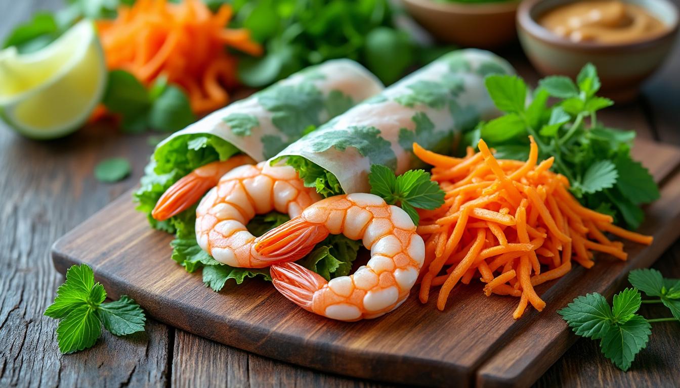 découvrez notre recette facile de nems aux crevettes pour réussir parfaitement cet apéritif croustillant et savoureux. guide étape par étape inclus !