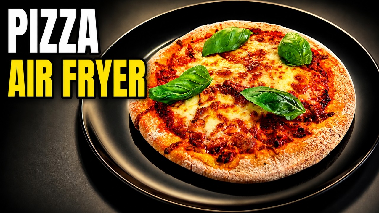 Pizza à l'Airfryer — simple, rapide et pâte bien cuite